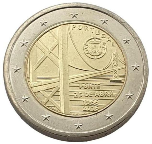 Πορτογαλία - 2 Ευρώ 2016 B, Ακυκλοφόρητο