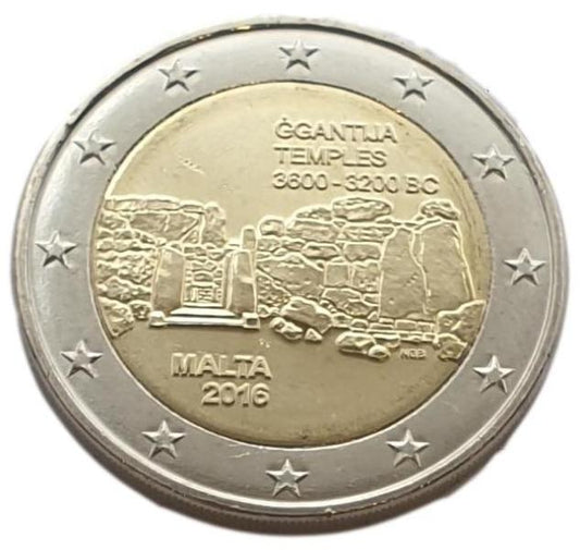 Μάλτα - 2 Ευρώ 2016 B, Ακυκλοφόρητο