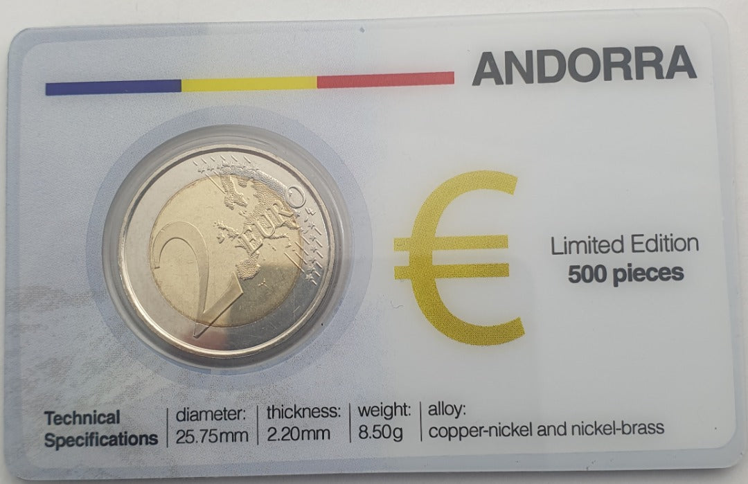 Ανδόρρα - 2 Ευρώ 2014, (Coin Card )