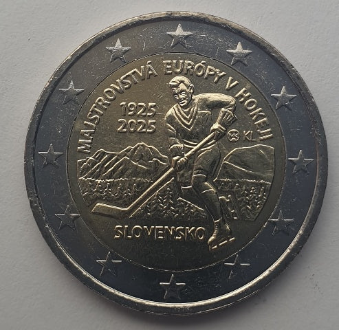 Σλοβακία - 2 Ευρώ 2025- ice hockey
