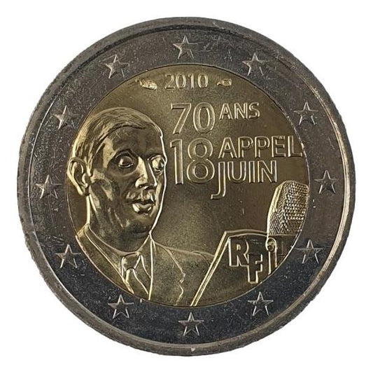 Γαλλία - 2 Ευρώ 2010, Ακυκλοφόρητο