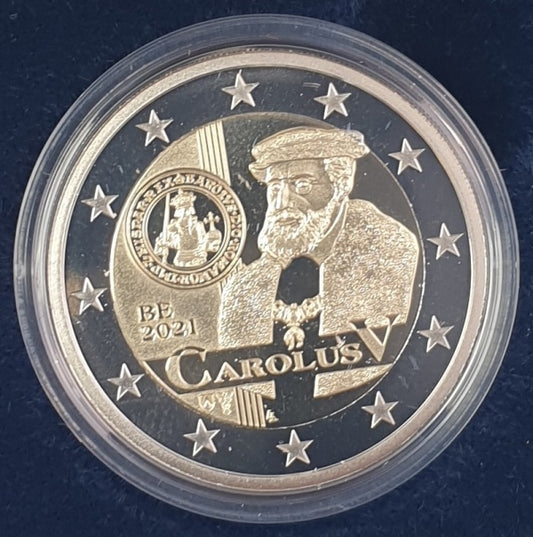 Βέλγιο - 2 Ευρώ 2021, Κάρολος Κουίντος, PROOF