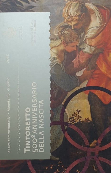 Άγιος Μαρίνος - 2 Ευρώ 2018, Τιντορέττο, (Coin Card)