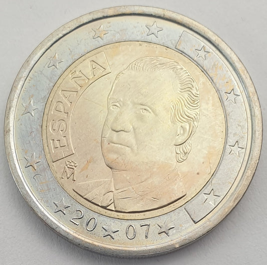 Ισπανία - 2 Ευρώ 2007, Juan Carlos I