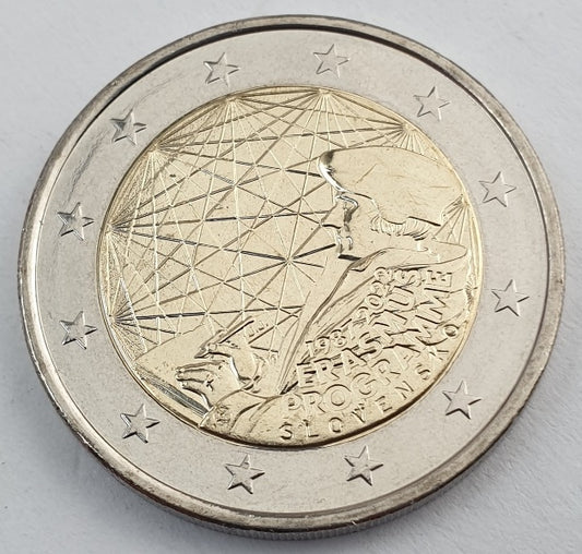 Σλοβακία - 2 Ευρώ 2022, 35 Χρόνια του Πρoγράμματος Erasmus, Ακυκλοφόρητο