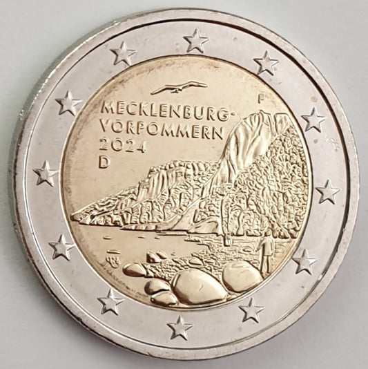 Γερμανία - 2 Ευρώ 2024 Α, (F), Ακυκλοφόρητο