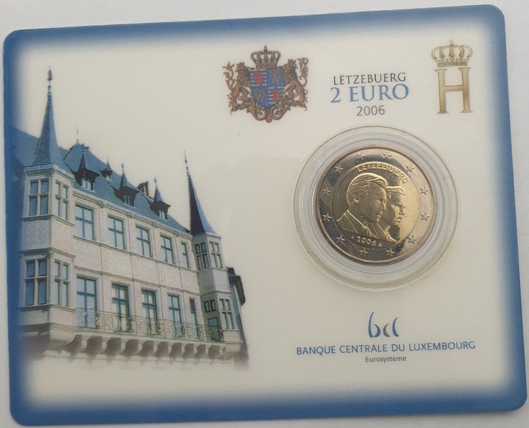 Λουξεμβούργο - 2 Ευρώ 2006, Henri I Guillaume, (Coin Card)
