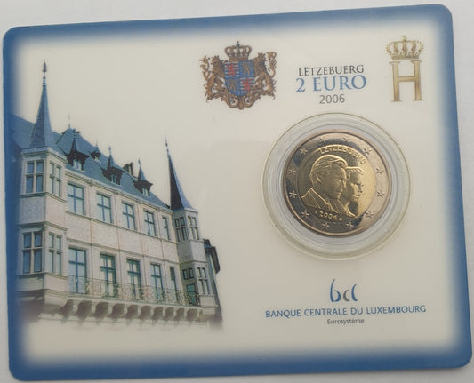 Λουξεμβούργο - 2 Ευρώ 2006, Henri I Guillaume, (Coin Card)