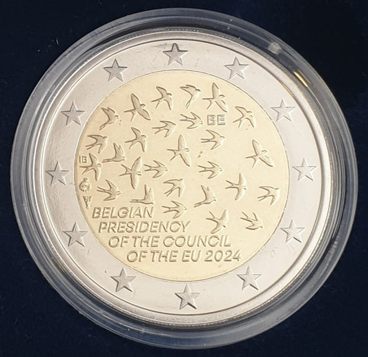Βέλγιο - 2 Ευρώ 2024, Βελγική προεδρία του συμβουλίου της ΕΕ, PROOF