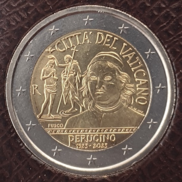 Βατικανό - 2 Ευρώ 2023, Πιέτρο Περουτζίνο, (Coin Card)