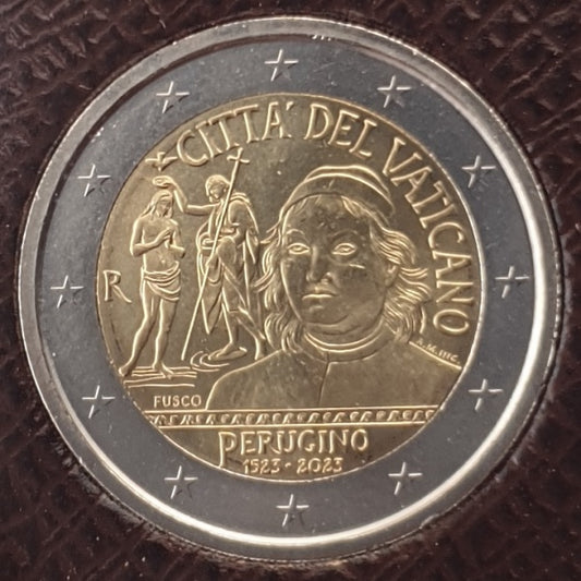 Βατικανό - 2 Ευρώ 2023, Πιέτρο Περουτζίνο, (Coin Card)