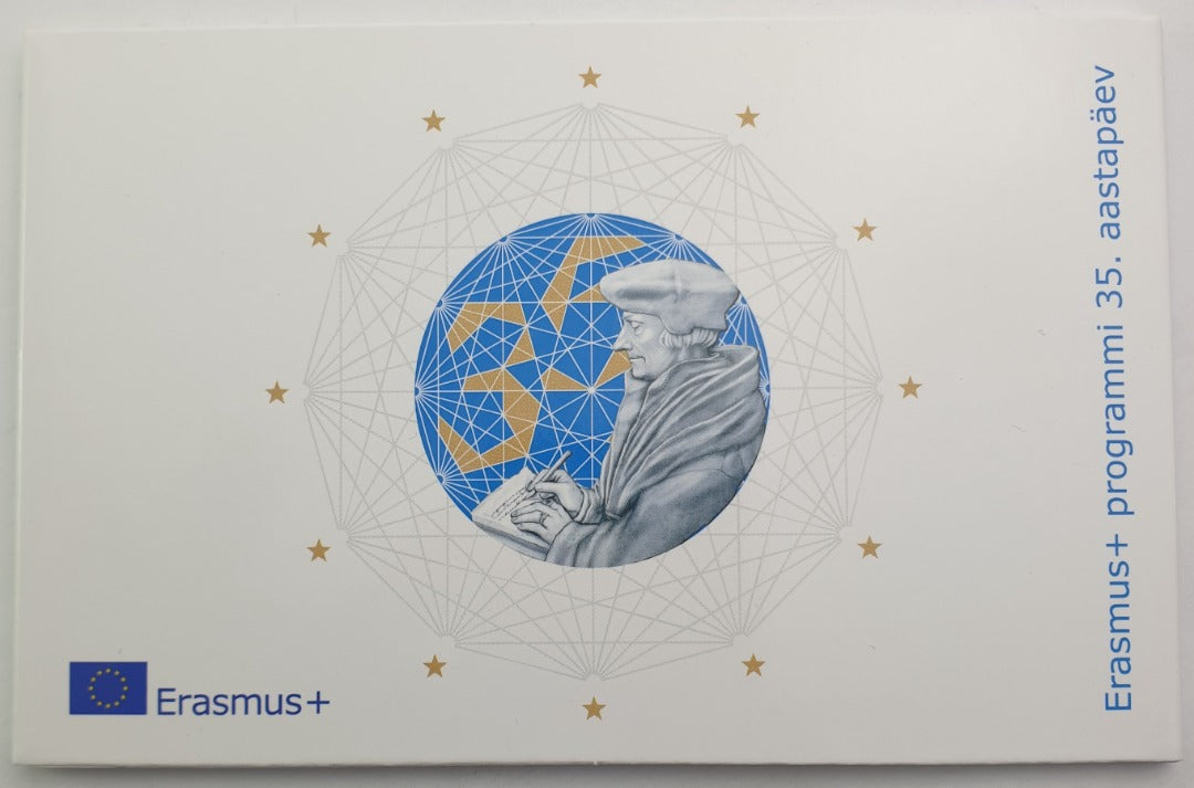Εσθονία - 2 Ευρώ 2022, Erasmus, Coin Card