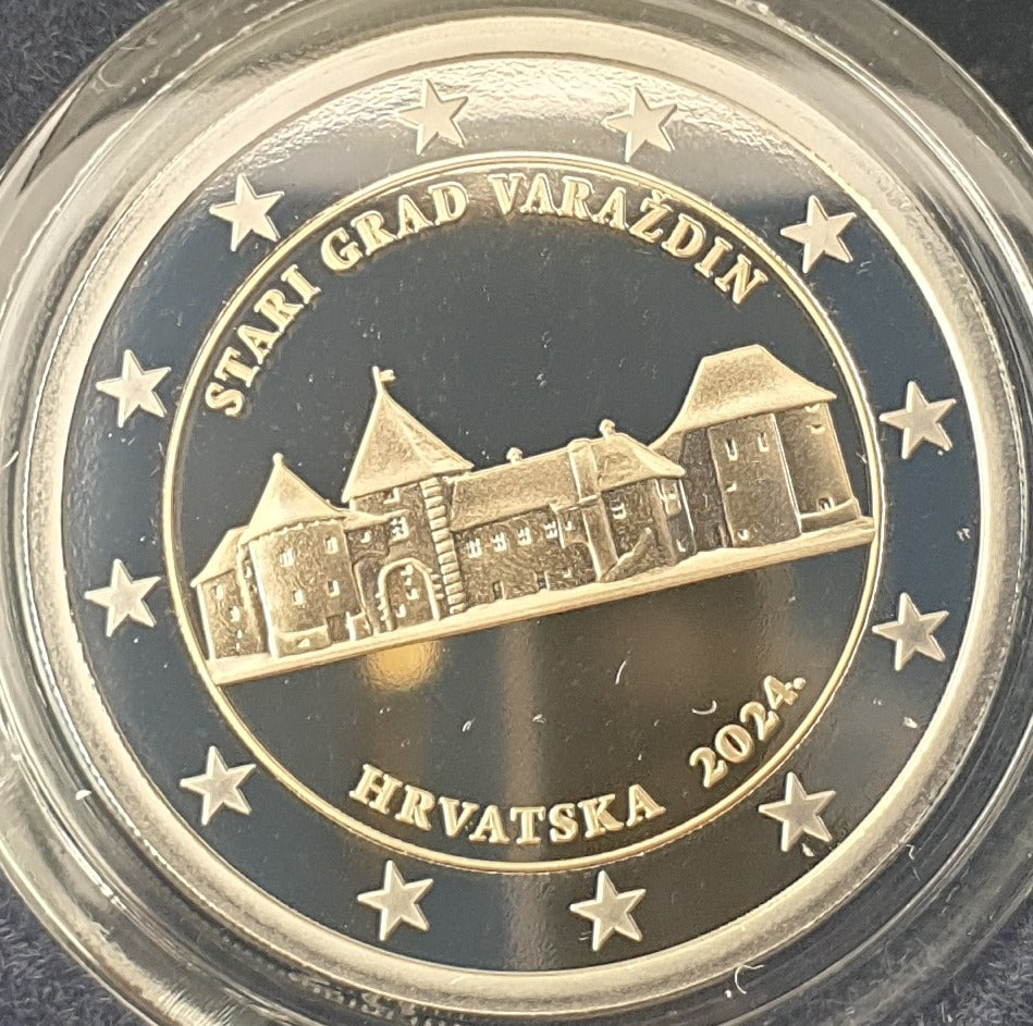 Κροατία - 2 Ευρώ 2024, Old Town of Varaždin, PROOF