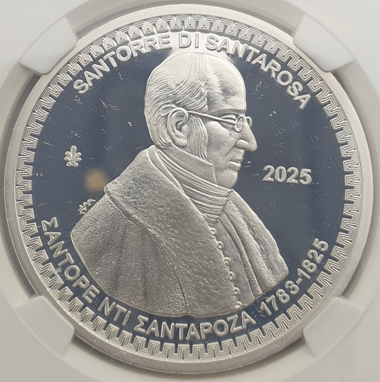 Ελλάδα - 10 Ευρώ 2025 (PF 70 ULTRA CAMEO), ΣΑΝΤΟΡΕ ΝΤΙ ΣΑΝΤΑΡΟΖΑ, Proof, Ασημένιο