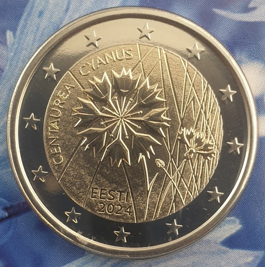 Εσθονία - 2 Ευρώ 2024, Κυανή Κενταύρια, (Coin Card)