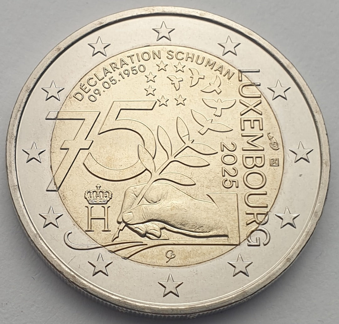 Λουξεμβούργο - 2 Ευρώ 2025, Schuman Declaration