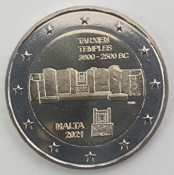 Μάλτα - 2 Ευρώ 2021 A, Ακυκλοφόρητο