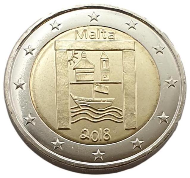 Μάλτα - 2 Ευρώ 2018 A, Ακυκλοφόρητο