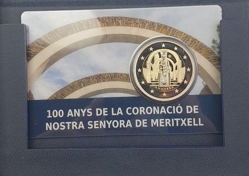 Ανδόρρα - 2 Ευρώ 2021, 100 Χρόνια από τη στέψη της Παναγίας της Meritxell, PROOF