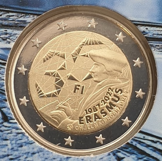 Φινλανδία - 2 Ευρώ 2022, 35 Χρόνια του Πρoγράμματος Erasmus, PROOF