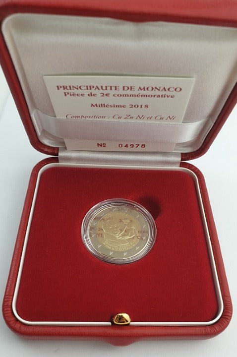 Μονακό - 2 Ευρώ 2018, Ακυκλοφόρητο, PROOF