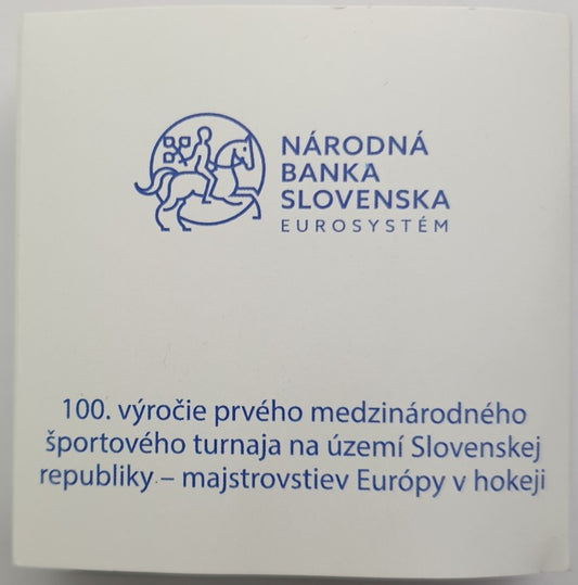 Σλοβακία - 2 Ευρώ 2025, Ice hockey, Proof