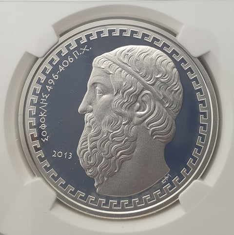 Ελλάδα - 10 Ευρώ 2013 (PF 69 ULTRA CAMEO), Σοφοκλής, Silver