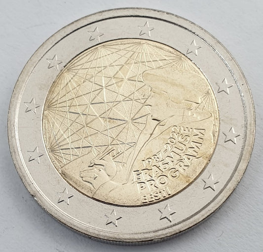 Εσθονία - 2 Ευρώ 2022, 35 Χρόνια του Πρoγράμματος Erasmus, Ακυκλοφόρητο