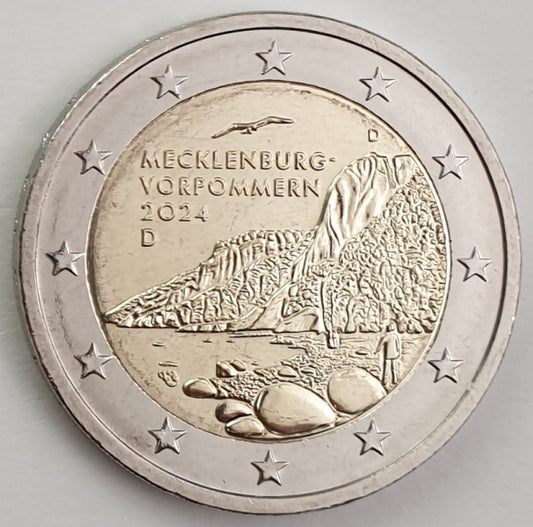 Γερμανία - 2 Ευρώ 2024 Α, (D), Ακυκλοφόρητο
