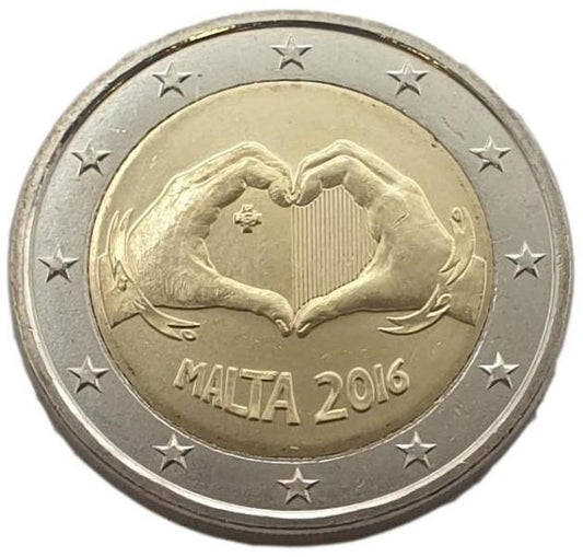 Μάλτα - 2 Ευρώ 2016 A, Ακυκλοφόρητο