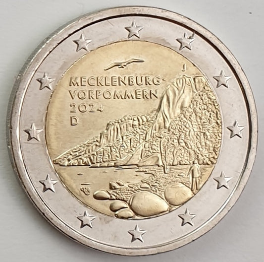 Γερμανία - 2 Ευρώ 2024 Α, (J), Ακυκλοφόρητο