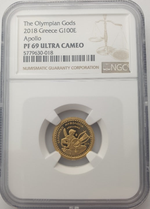 Greece - 100 Euro 2018 (PF 69 ULTRA CAMEO), Apollo