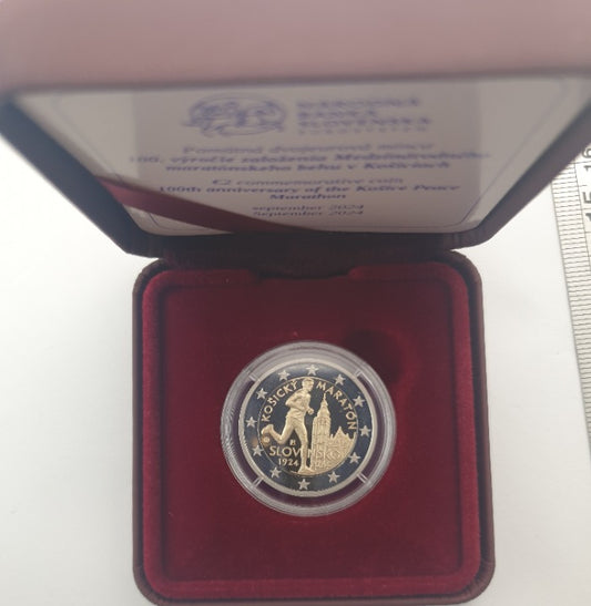 Σλοβακία - 2 Ευρώ 2024, Košice Peace Marathon, PROOF