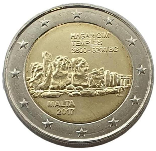 Μάλτα - 2 Ευρώ 2017 A, Ακυκλοφόρητο