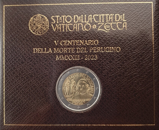 Βατικανό - 2 Ευρώ 2023, Πιέτρο Περουτζίνο, (Coin Card)
