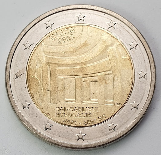 Μάλτα - 2 Ευρώ 2022, Ακυκλοφόρητο