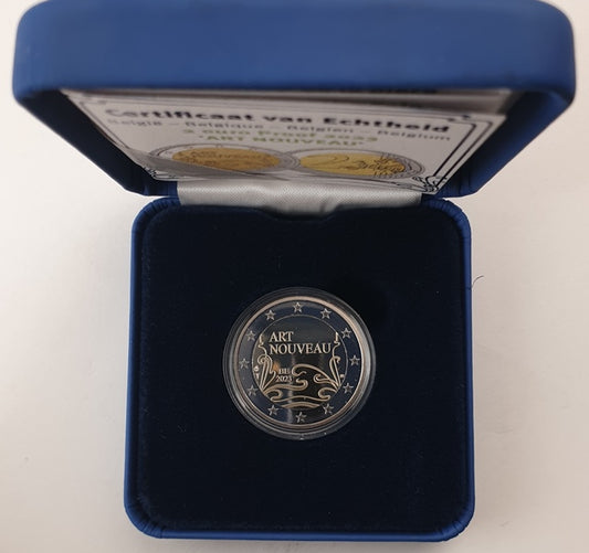 Βέλγιο - 2 Ευρώ 2023, 130 χρόνια της Art Nouveau, PROOF