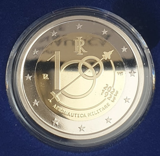 Ιταλία - 2 Ευρώ 2023, Πολεμική Αεροπορία, PROOF