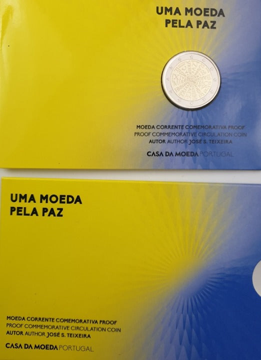 Πορτογαλία - 2 Ευρώ 2023, Ειρήνη μεταξύ των Λαών, PROOF