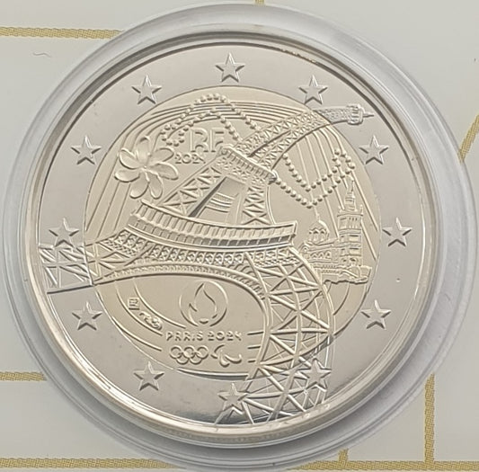 Γαλλία - 2 Ευρώ 2024, Ολυμπιακοί αγώνες του Παρισιού, (Coin card)