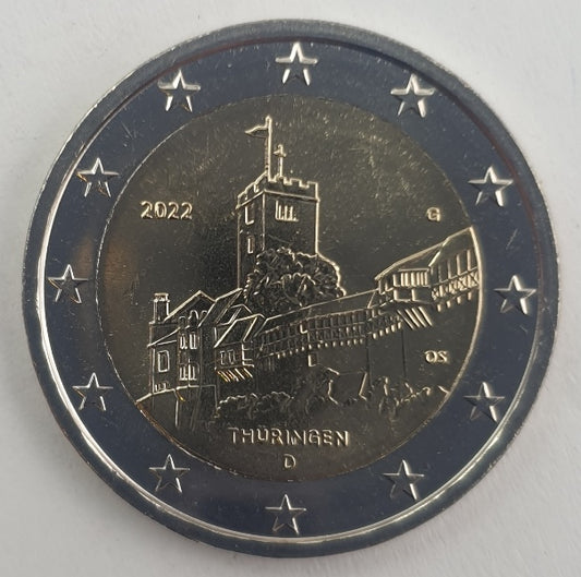 Γερμανία - 2 Ευρώ 2022 G, Ακυκλοφόρητο