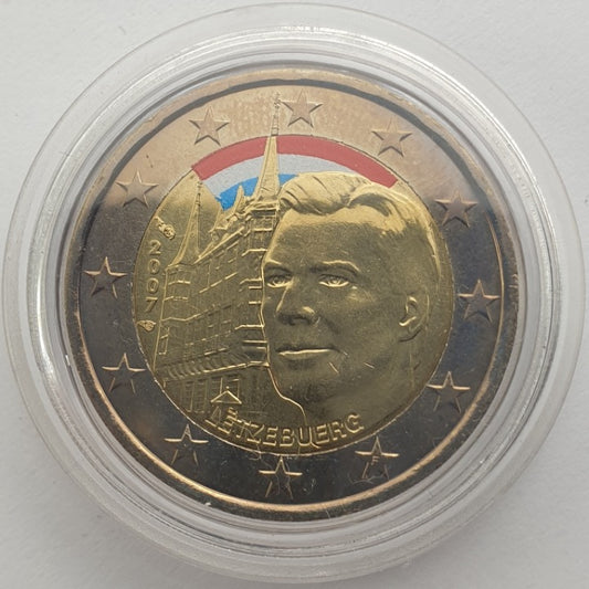 Λουξεμβούργο - 2 Ευρώ 2007, Grand Ducal Palace, Έγχρωμο