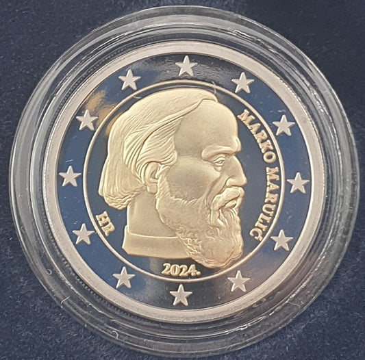 Κροατία - 2 Ευρώ 2024, Marko Marulic (PROOF)
