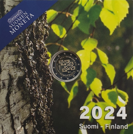 Φινλανδία - 2 Ευρώ 2024, Εκλογές και Δημοκρατία, PROOF