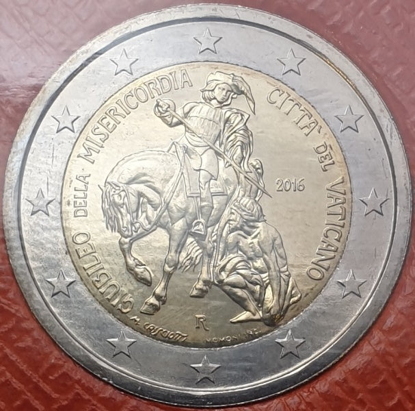 Βατικανό - 2 Ευρώ 2016, Ιωβηλαίο του Ελέους, (Coin Card)