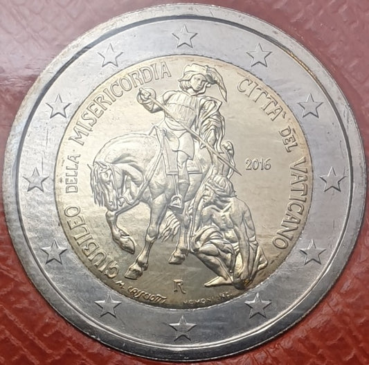 Βατικανό - 2 Ευρώ 2016, Ιωβηλαίο του Ελέους, (Coin Card)